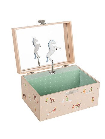 Boite à bijoux musicale Chevaux
