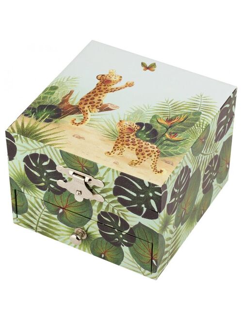 Boîte à bijoux musicale cube Savane - Kiabi