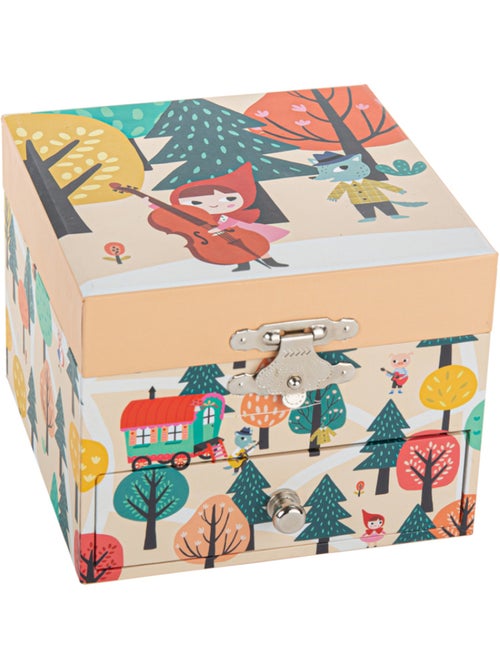 Boîte à bijoux musicale Petit Chaperon Rouge - Kiabi