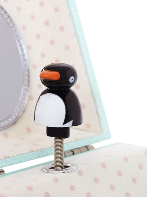 Boîte à bijoux musicale phosphorescente pingouin - Kiabi