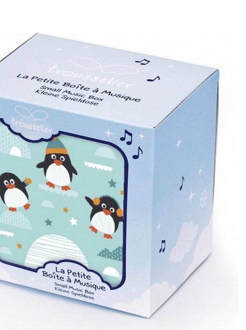 Boîte à bijoux musicale phosphorescente pingouin - Kiabi