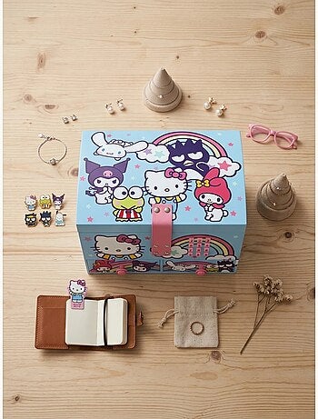 Boîte à bijoux musicale résine hello kitty sanrio