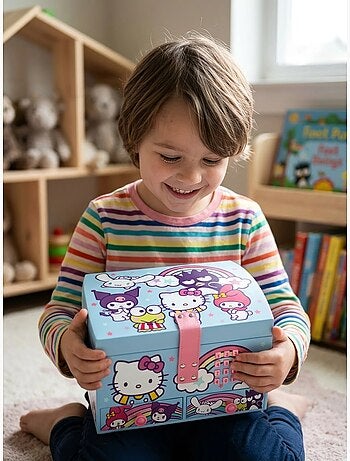 Boîte à bijoux musicale résine hello kitty sanrio