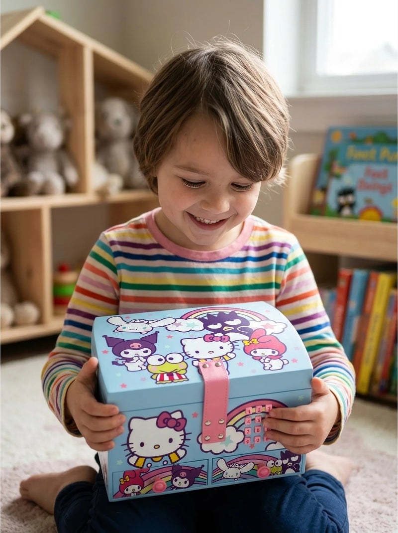 Boîte à bijoux musicale résine hello kitty sanrio Rose - Kiabi