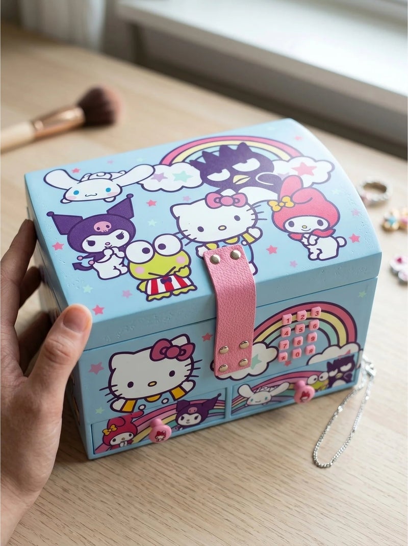 Boîte à bijoux musicale résine hello kitty sanrio Rose - Kiabi