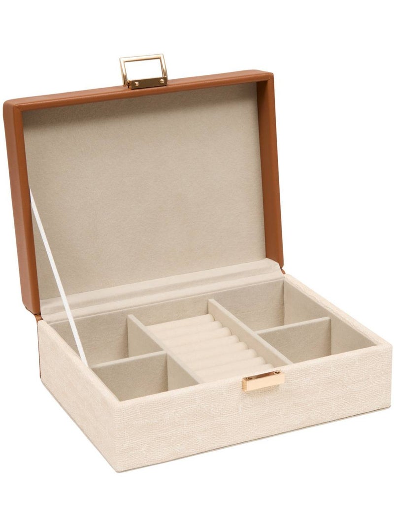 Boîte à bijoux rectangulaire WHISKY Crème - Kiabi