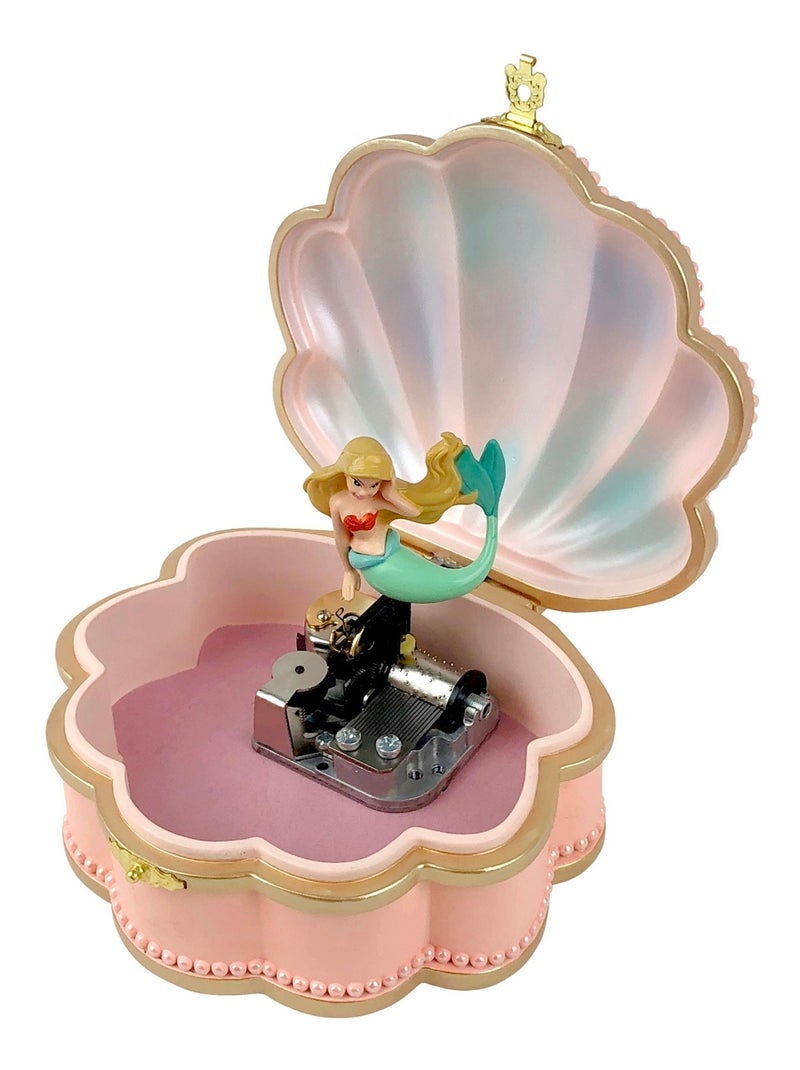 Boite à Bijoux Sirène Coquillage Rose - Kiabi