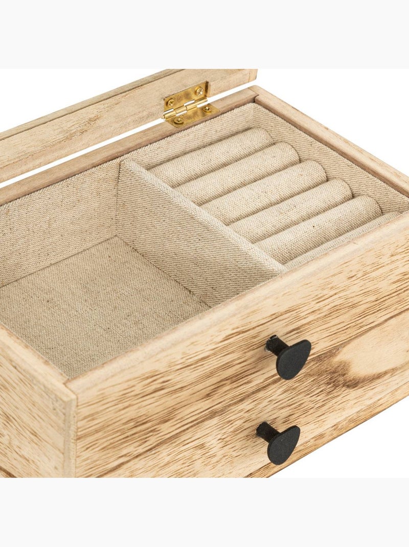 Boîte à bijouxINUIT Beige - Kiabi