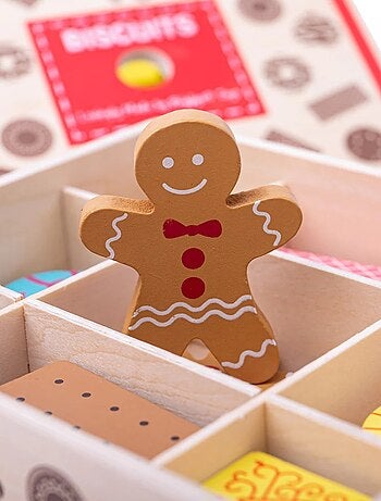 Boîte à biscuits en bois