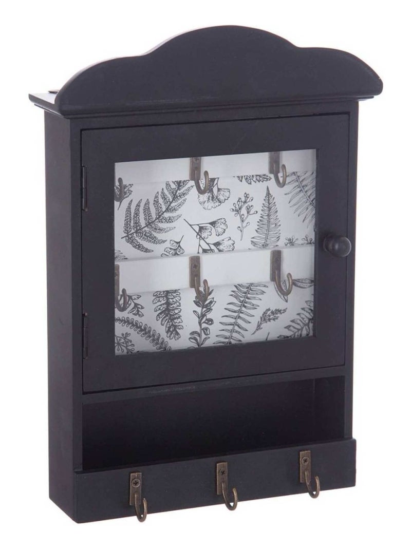 Boîte à clés Beau manoir noir fond blanc Noir - Kiabi