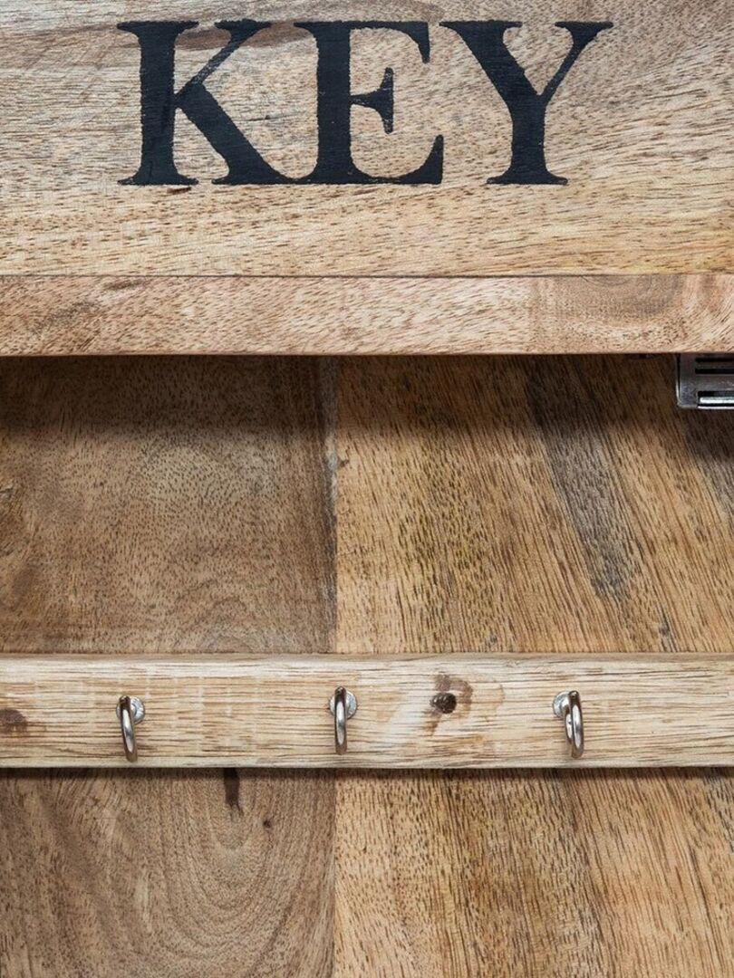 Boîte à clés bois 30x40 cm Marron - Kiabi