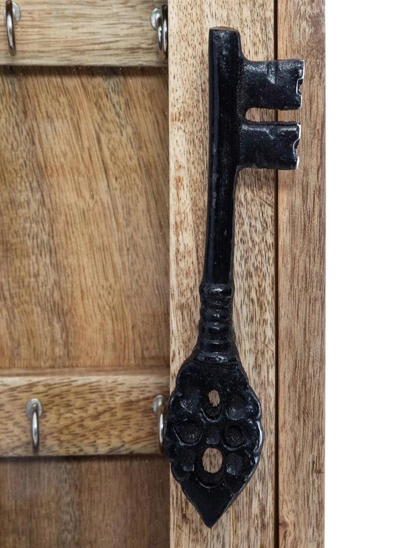 Boîte à clés bois 30x40 cm Marron - Kiabi