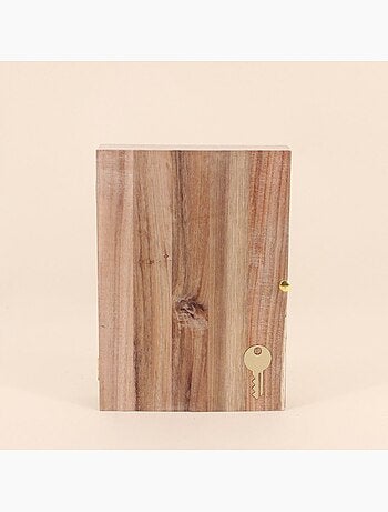 Boite à clés en bois avec porte 28x20cm