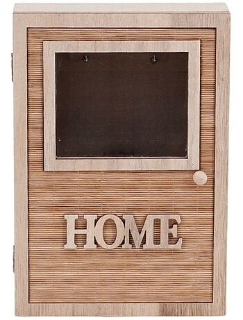Boite à clés en bois avec porte