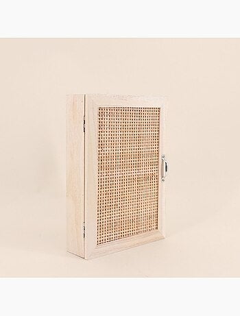 Boite à clés en cannage 27x19cm