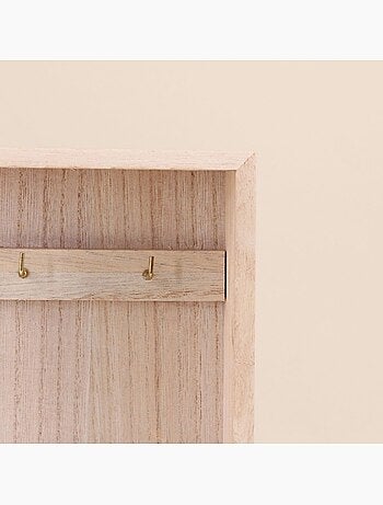 Boite à clés en cannage 27x19cm