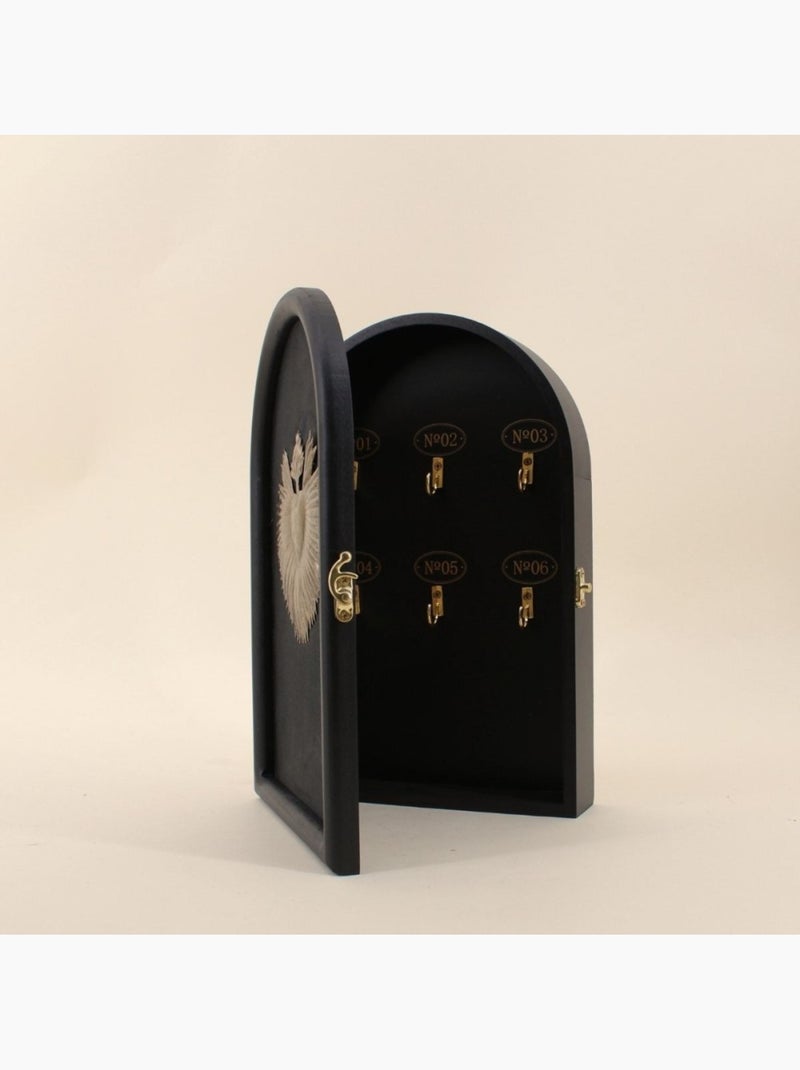 Boite à clés ex-voto 19x29cm Noir - Kiabi