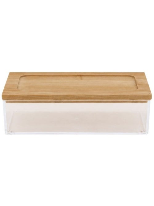 Boite à cosmétiques rectangulaire 19cm - Kiabi