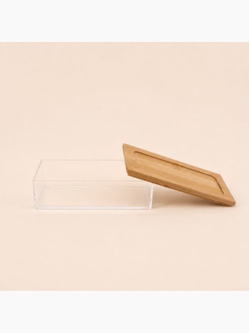 Boite à cosmétiques rectangulaire 19cm - Kiabi