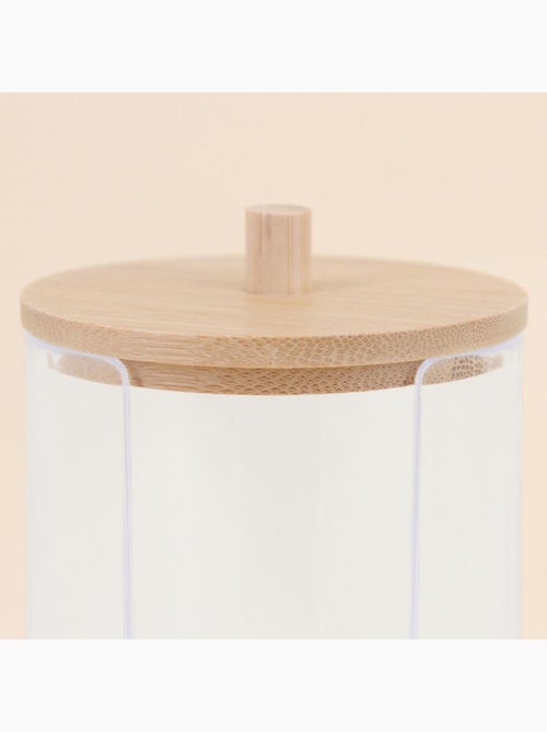 Boite à cotons transparente 20cm - Kiabi