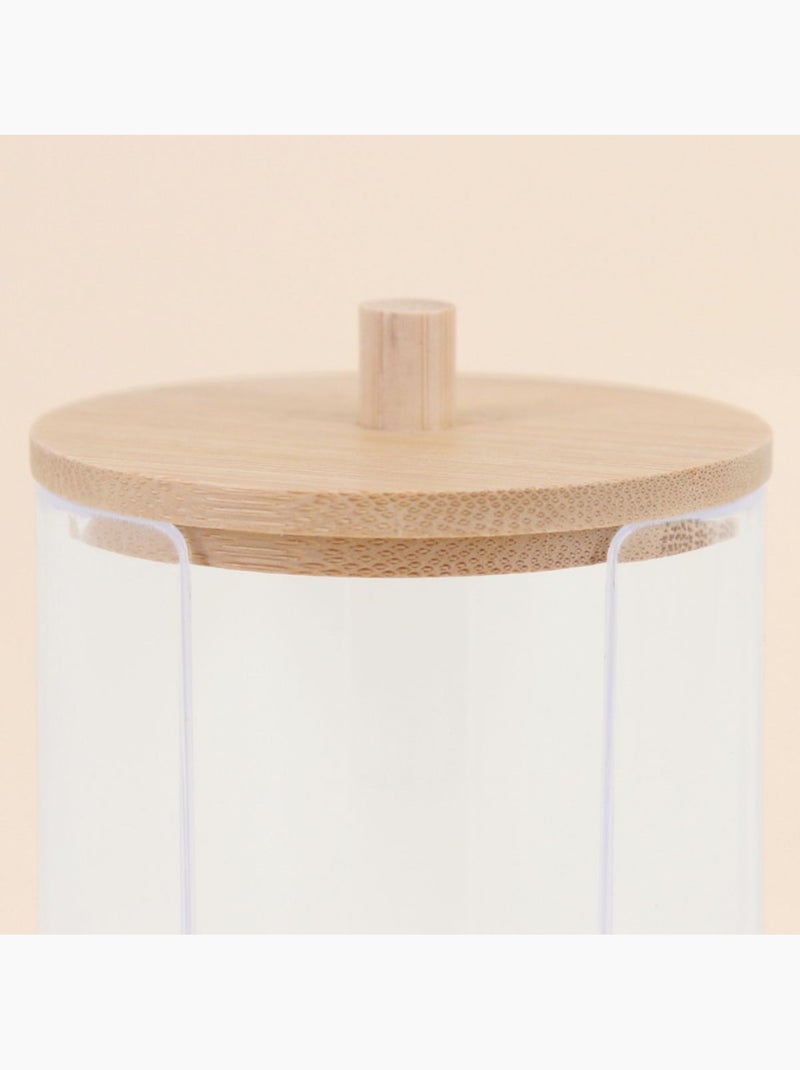 Boite à cotons transparente 20cm Transparent - Kiabi