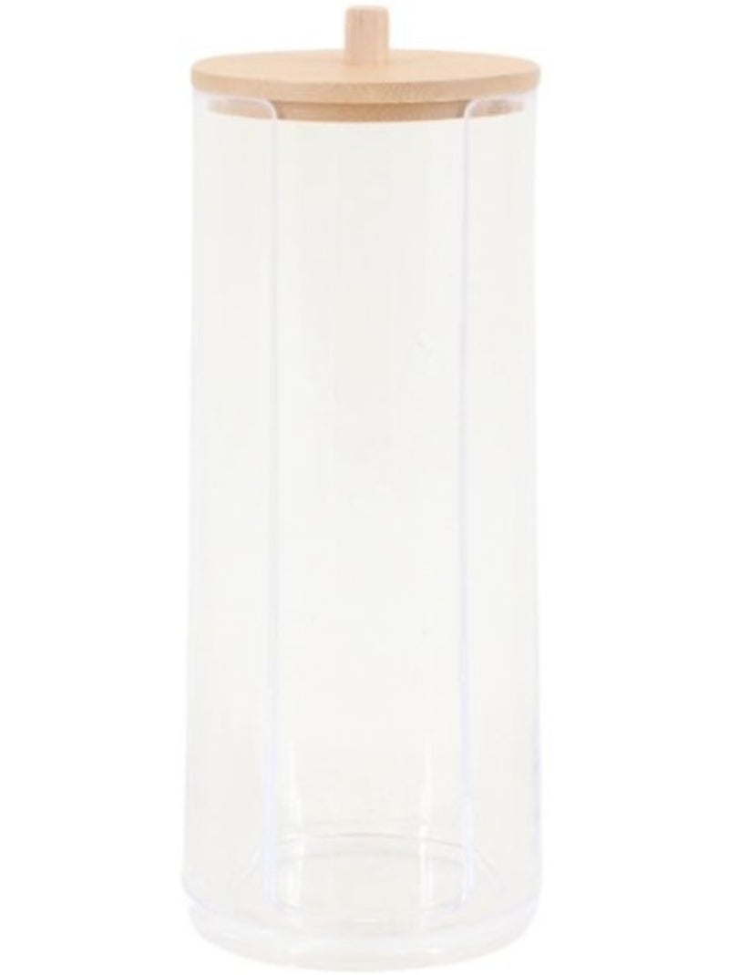 Boite à cotons transparente 20cm Transparent - Kiabi