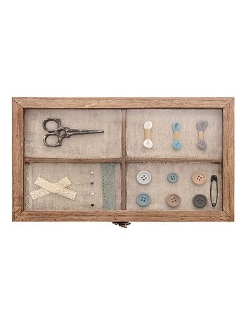 Boîte à couture en bois Atelier d'hivers