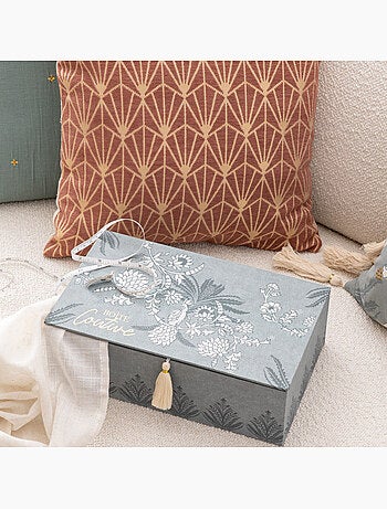Boîte à couture en tissu fleuri WILD