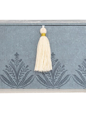 Boîte à couture en tissu fleuri WILD