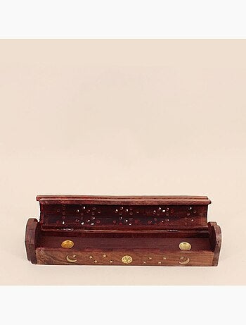 Boite à encens en bois 30cm