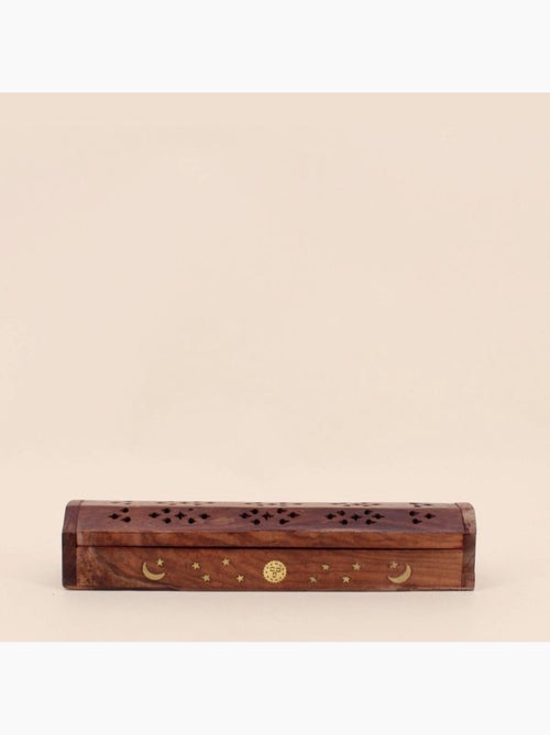 Boite à encens en bois 30cm - Kiabi