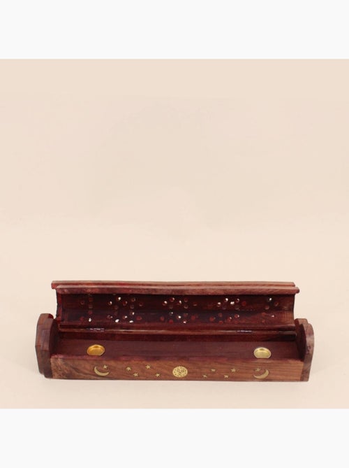 Boite à encens en bois 30cm - Kiabi