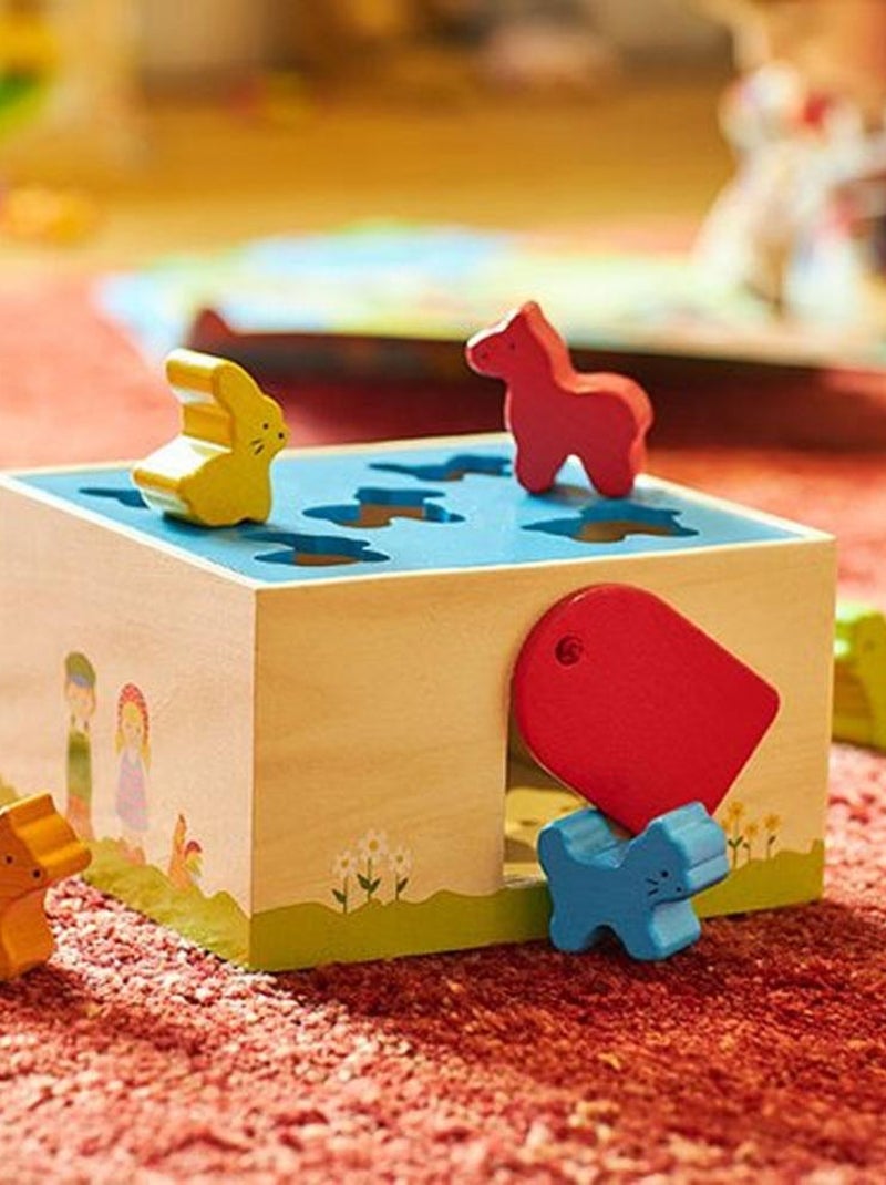 Boîte à formes Animaux de la ferme Multicolore - Kiabi