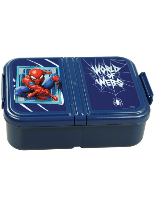 Boîte à goûter 3 compartiments 'Spider-Man' 17 cm – World of Webs - Kiabi Boîte à goûter 3 compartiments 'Spider-Man' 17 cm – World of Webs - Kiabi