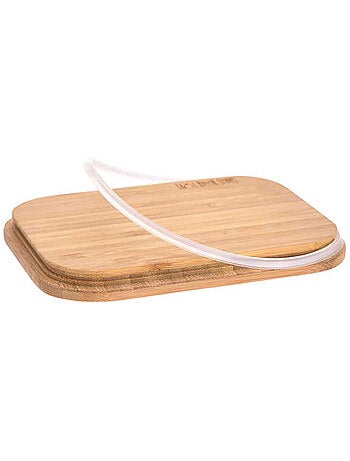 Boîte à goûter en inox et bambou garden explorer