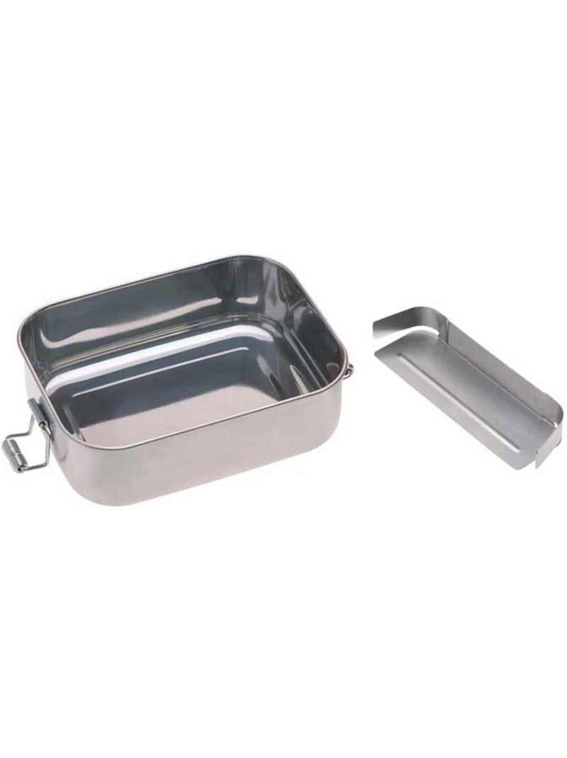 Boîte à goûter en inox et bambou garden explorer Beige - Kiabi