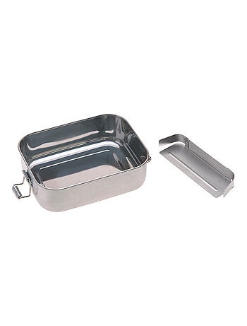 Boîte à goûter en inox et bambou happy prints