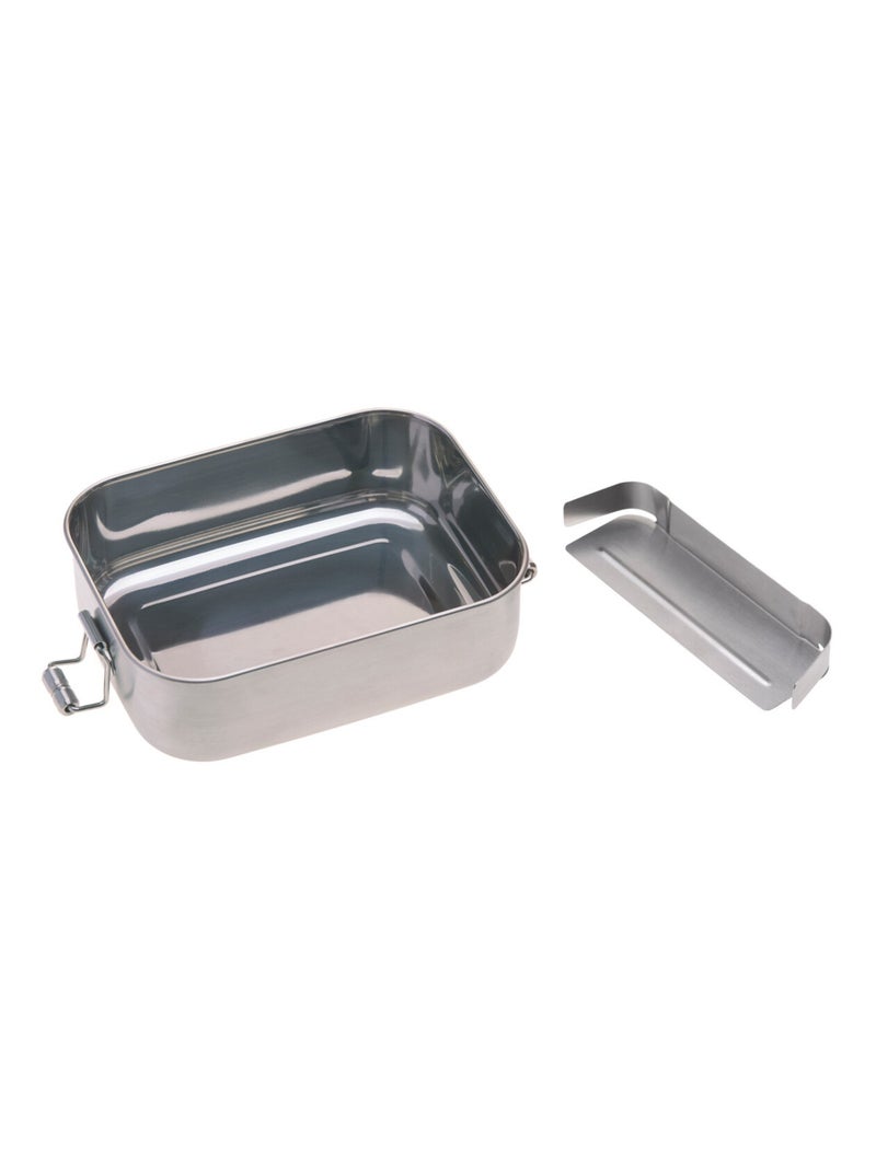 Boîte à goûter en inox et bambou Happy Prints Beige - Kiabi