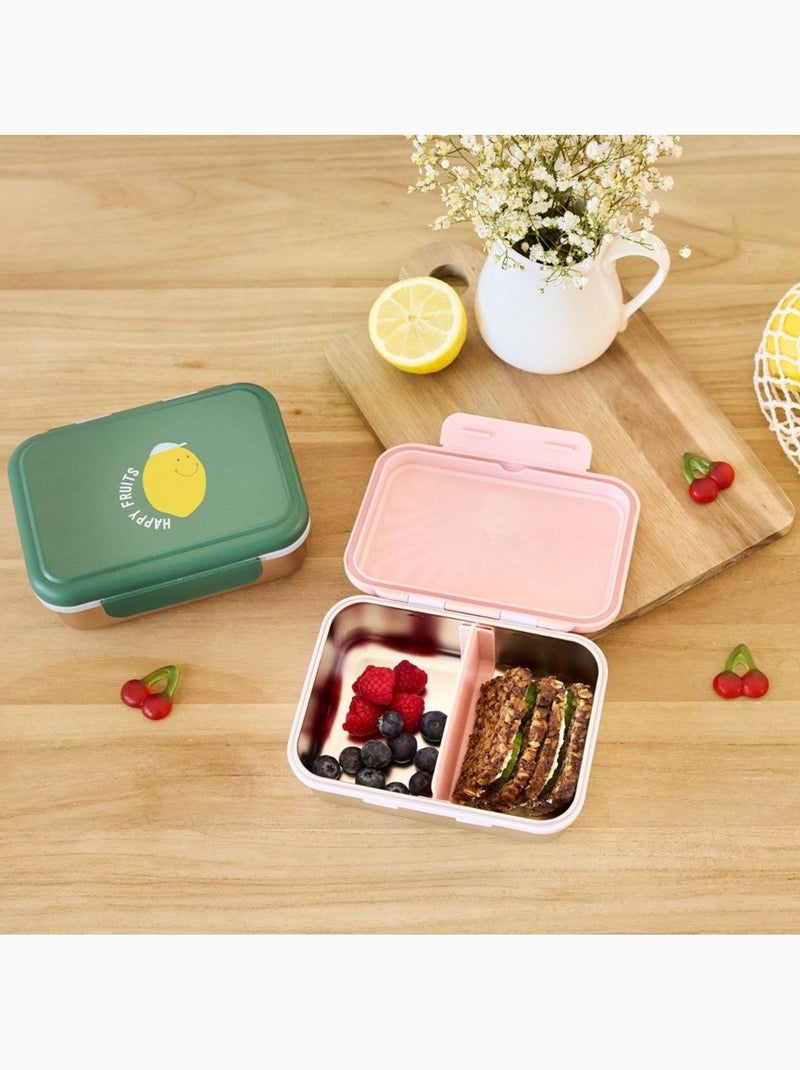 Boîte à goûter en inox Happy Fruits Cherry Multicolore - Kiabi