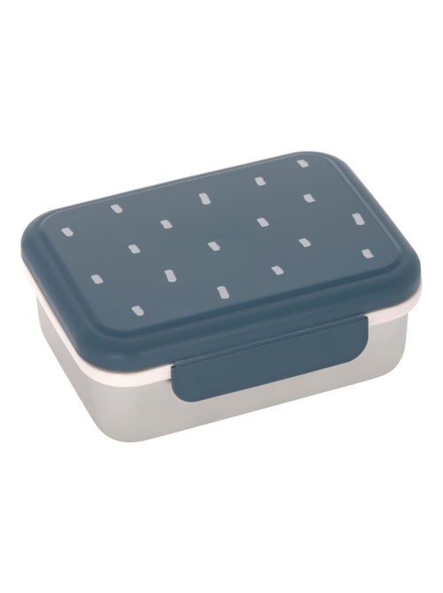 Boîte à goûter en inox Happy Prints bleu - Kiabi