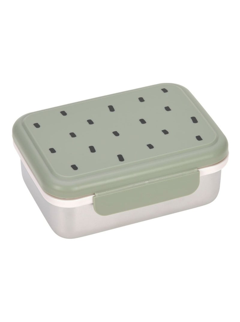 Boîte à goûter en inox Happy Prints Vert - Kiabi