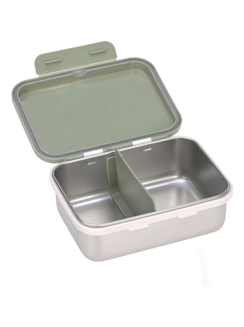 Boîte à goûter en inox Happy Prints Vert - Kiabi