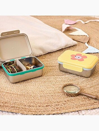 Boîte à goûter en inox Happy Trails Frog