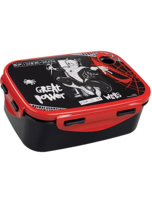 Boîte à goûter enfant Spider-Man 'Great Power' 17 cm – Clips latéraux SPIDERMAN - Kiabi Boîte à goûter enfant Spider-Man 'Great Power' 17 cm – Clips latéraux SPIDERMAN - Kiabi