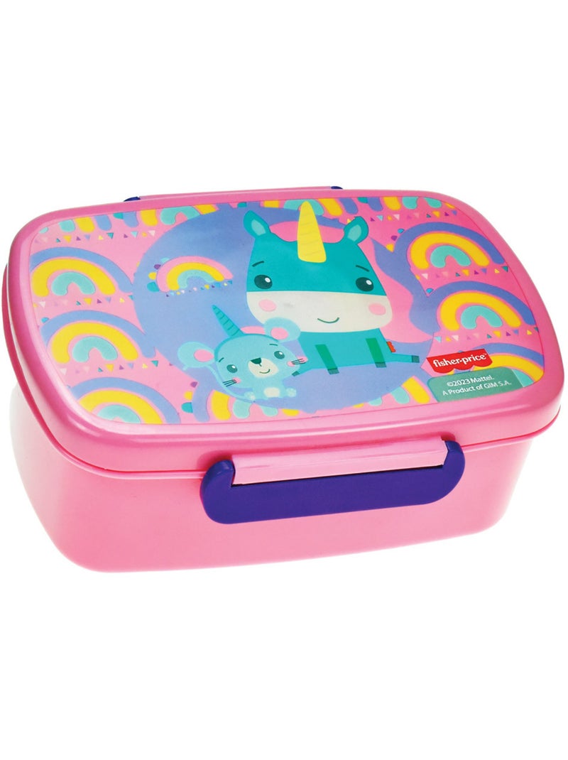 Boîte à goûter Fisher-Price licorne en PVC multicolore – 17 cm Multicolore - Kiabi