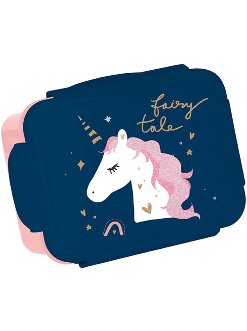 Boîte à goûter licorne en PVC rectangulaire avec couvercle 16 x 12 x 6,5 cm - Kiabi Boîte à goûter licorne en PVC rectangulaire avec couvercle 16 x 12 x 6,5 cm - Kiabi