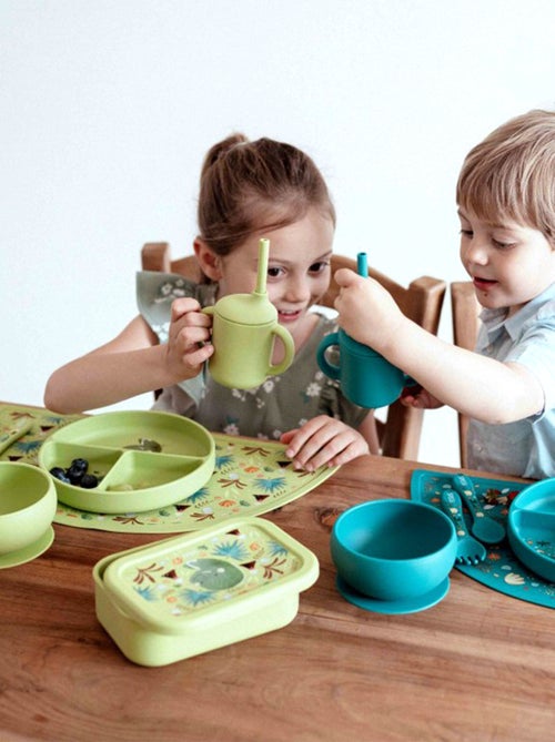 Boite à gouter lunch box en silicone Animaux Sassi Junior - Kiabi