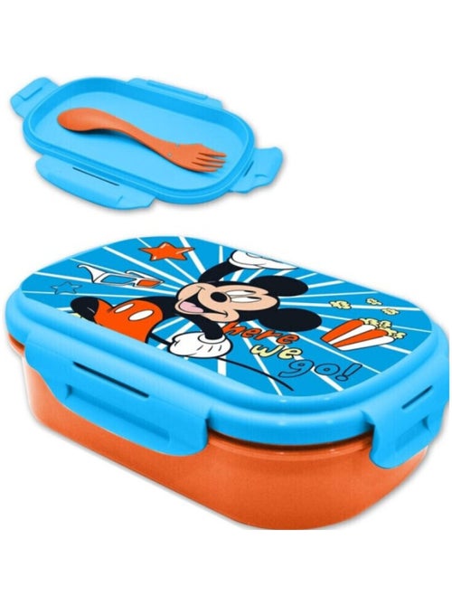 Boite à gouter ou repas rectangulaire Disney Mickey - 21x14x6 cm - Kiabi