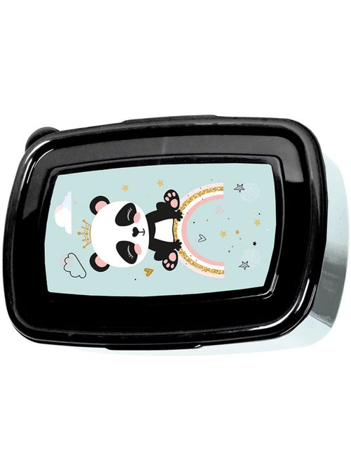 Boîte à goûter rectangulaire PVC 18 cm Panda 'Happy Days' CMP - Kiabi