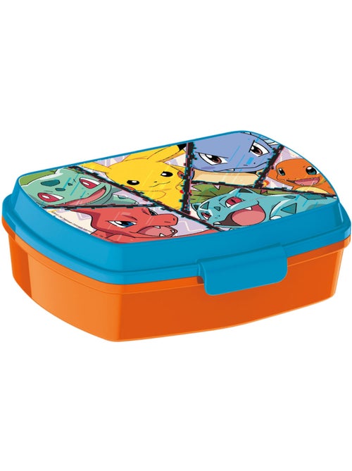 Boîte à goûter rectangulaire PVC 'Pokémon' – 17 x 14 x 5 cm – Fermeture clic - Kiabi Boîte à goûter rectangulaire PVC 'Pokémon' – 17 x 14 x 5 cm – Fermeture clic - Kiabi